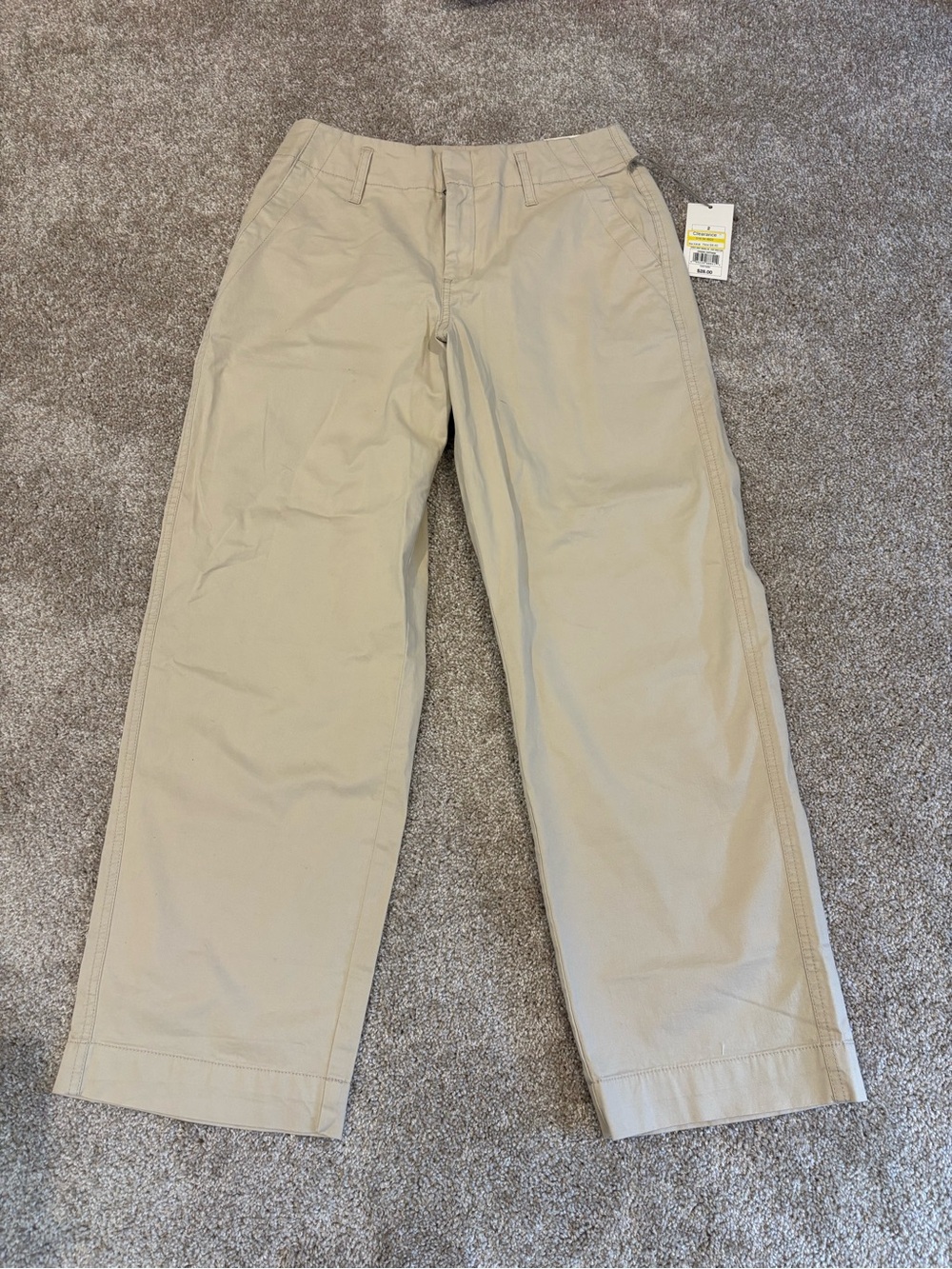 a new day Beige Straight-Leg Chinos